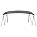 Parasolar barcă Bimini, 4 arcuri, antracit,243x(230-244) x137cm - WALTI WALTI
