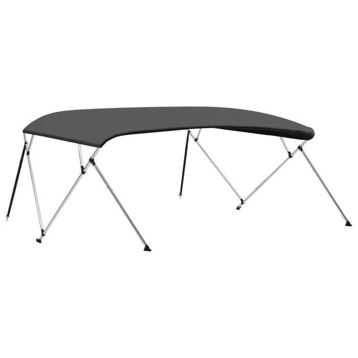 Parasolar barcă Bimini, 4 arcuri, antracit,243x(230-244) x137cm - WALTI WALTI