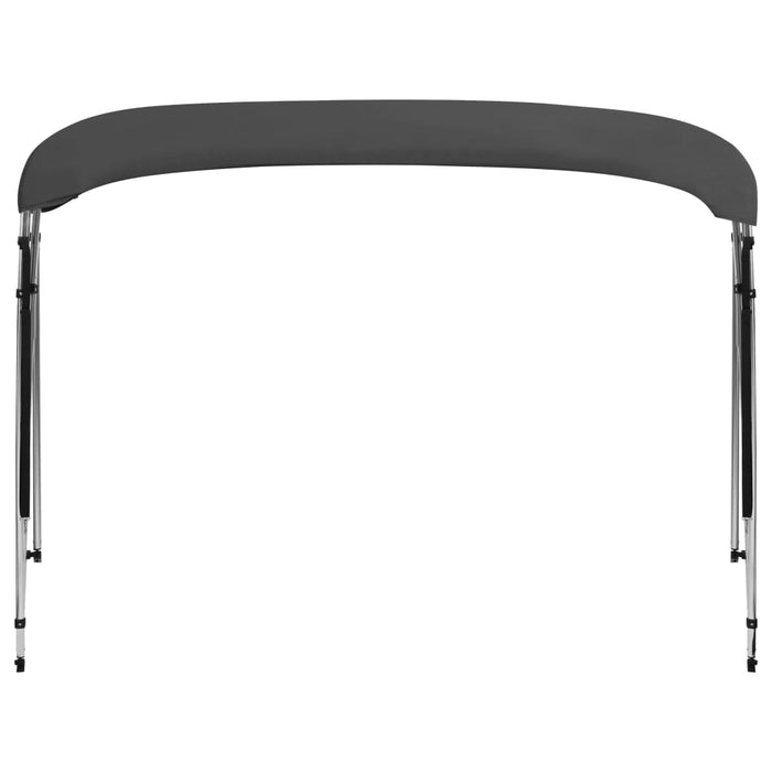 Parasolar barcă Bimini, 4 arcuri, antracit,243x(230-244) x137cm - WALTI WALTI
