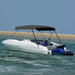 Parasolar barcă Bimini, 4 arcuri, antracit,243x(230-244) x137cm - WALTI WALTI