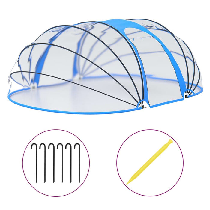 Cupolă pentru piscină, 530x410x205 cm, oval - WALTI WALTI