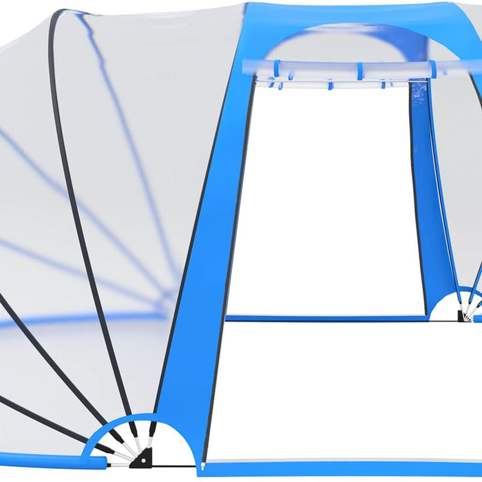 Cupolă pentru piscină, 530x410x205 cm, oval - WALTI WALTI