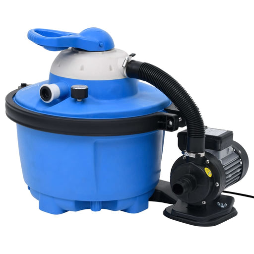 Pompă cu filtru nisip albastru/negru 385x620x432 mm 200 W 25 L - WALTI WALTI