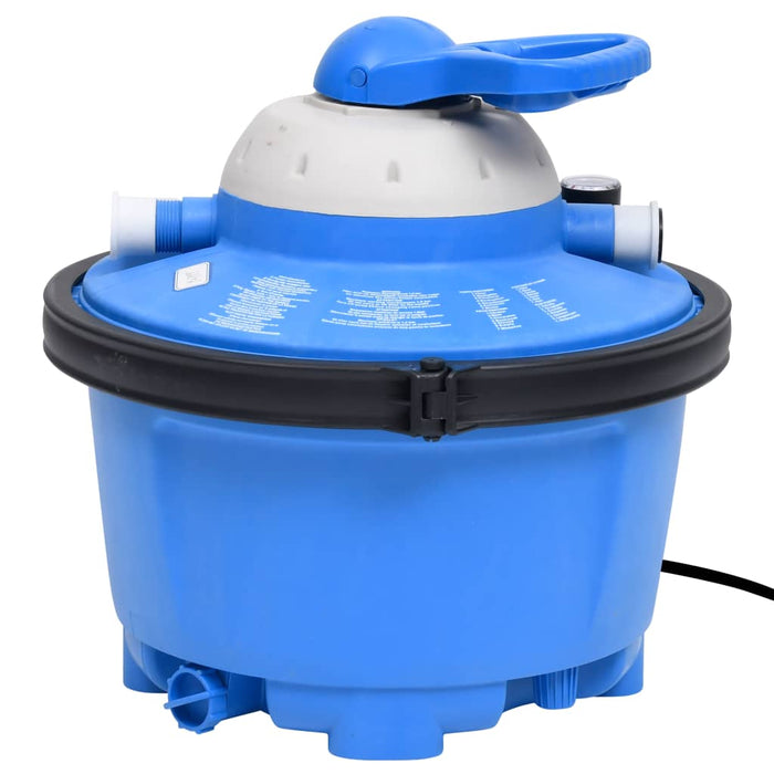 Pompă cu filtru nisip albastru/negru 385x620x432 mm 200 W 25 L - WALTI WALTI