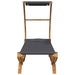 Pat de exterior cu baldachin antracit 100x190x134 cm lemn masiv - WALTI WALTI