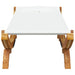 Pat de exterior, crem, 100x188,5x44 cm, lemn masiv curbat - WALTI WALTI