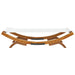 Pat de exterior, crem, 100x188,5x44 cm, lemn masiv curbat - WALTI WALTI