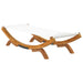 Pat de exterior, crem, 100x188,5x44 cm, lemn masiv curbat - WALTI WALTI