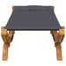 Pat de exterior, antracit, 100x188,5x44 cm, lemn masiv curbat - WALTI WALTI