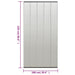 Paravan antiinsecte cu perdea plasă neagră 100x220 cm poliester - WALTI WALTI