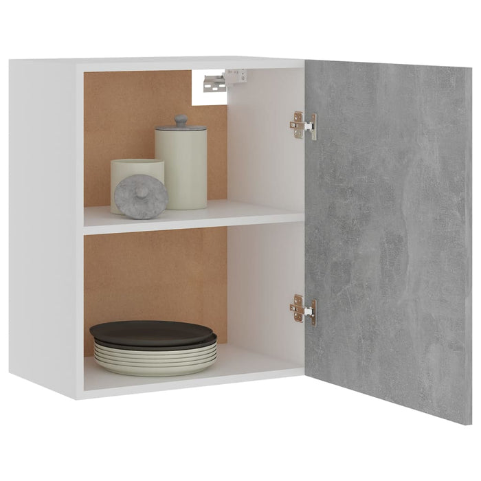 Dulapuri suspendate “Lyon”, 2 buc., gri beton, 50x31x60 cm, PAL WALTI