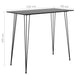 Set mobilier de bar, 5 piese, negru și gri - WALTI WALTI