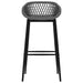 Set mobilier de bar, 5 piese, negru și gri - WALTI WALTI