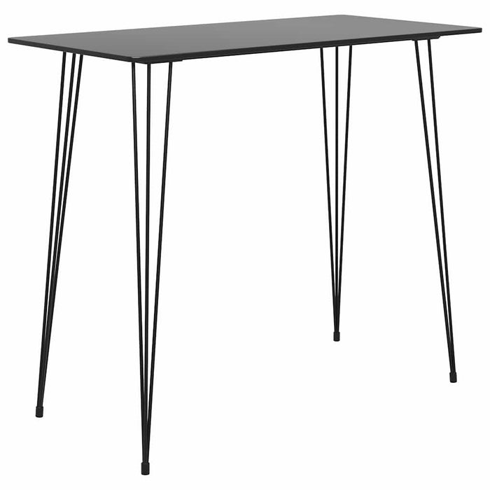 Set mobilier de bar, 5 piese, negru și gri - WALTI WALTI