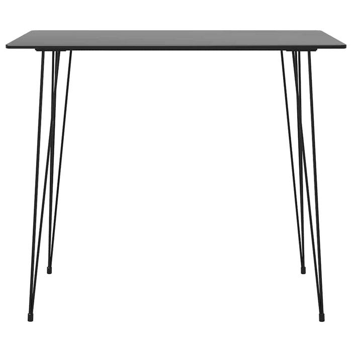 Set mobilier de bar, 5 piese, negru și gri - WALTI WALTI