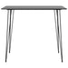Set mobilier de bar, 5 piese, negru și gri - WALTI WALTI