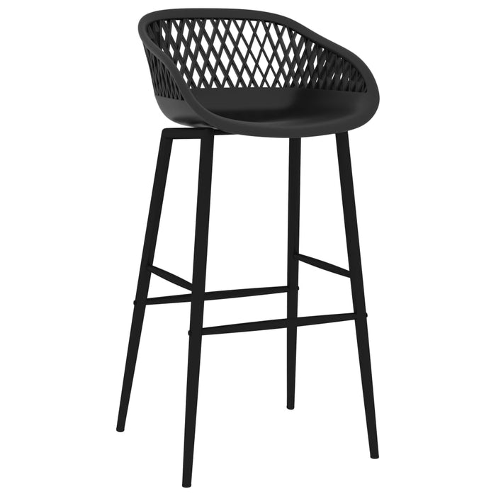 Set mobilier de bar, 7 piese, negru - WALTI WALTI