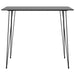 Set mobilier de bar, 7 piese, negru - WALTI WALTI