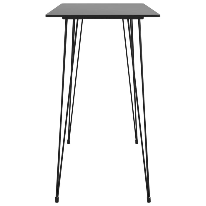 Set mobilier de bar, 7 piese, negru - WALTI WALTI