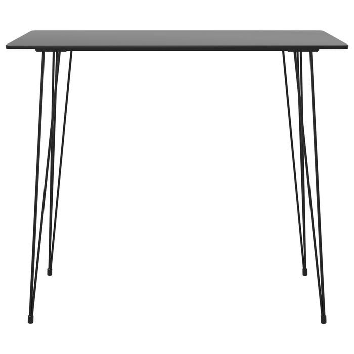 Set mobilier de bar, 7 piese, negru și alb - WALTI WALTI