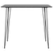 Set mobilier de bar, 7 piese, negru și alb - WALTI WALTI