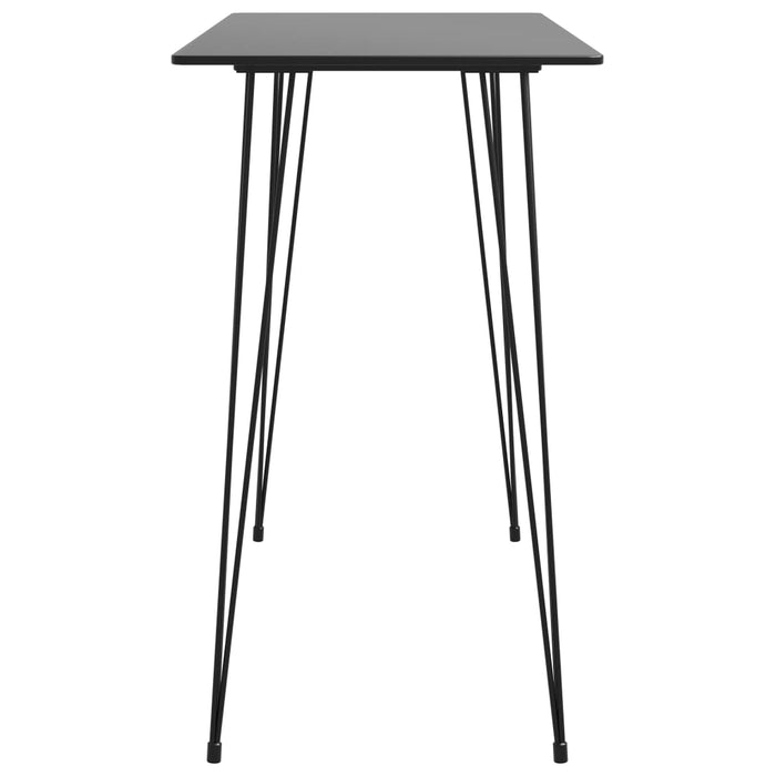 Set mobilier de bar, 7 piese, negru și alb - WALTI WALTI