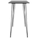 Set mobilier de bar, 7 piese, negru și alb - WALTI WALTI