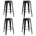 Set mobilier de bar, 5 piese, alb și negru - WALTI WALTI