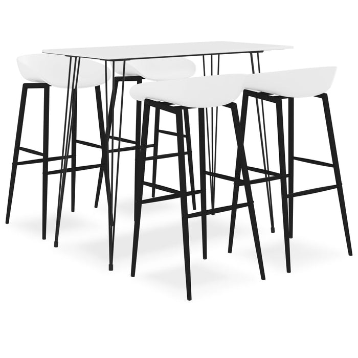 Set mobilier de bar, 5 piese, alb - WALTI WALTI