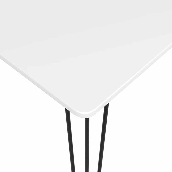 Set mobilier de bar, 7 piese, alb și negru - WALTI WALTI