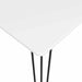 Set mobilier de bar, 7 piese, alb și negru - WALTI WALTI