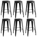Set mobilier de bar, 7 piese, alb și negru - WALTI WALTI