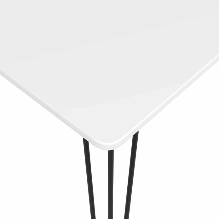 Set mobilier de bar, 7 piese, alb și negru - WALTI WALTI