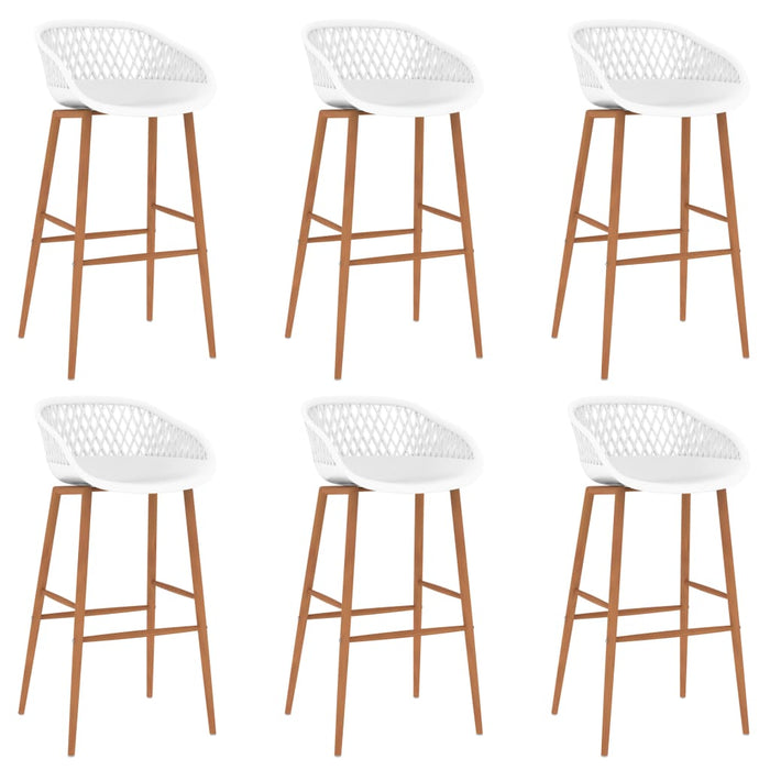 Set mobilier de bar, 7 piese, alb - WALTI WALTI
