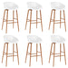 Set mobilier de bar, 7 piese, alb - WALTI WALTI