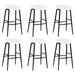 Set mobilier de bar, 7 piese, alb - WALTI WALTI
