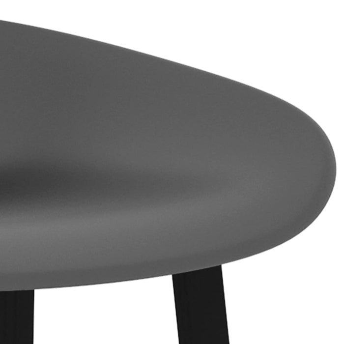 Set mobilier de bar, 7 piese, alb și gri - WALTI WALTI