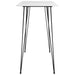 Set mobilier de bar, 7 piese, alb și gri - WALTI WALTI