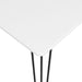 Set mobilier de bar, 7 piese, alb și gri - WALTI WALTI