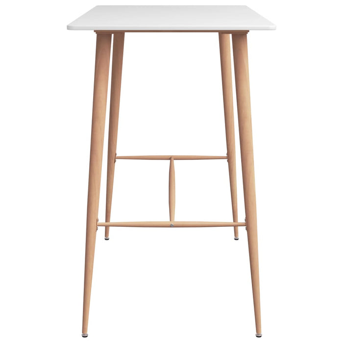 Set mobilier de bar, 5 piese, alb și negru - WALTI WALTI