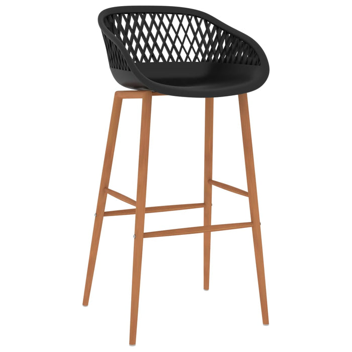 Set mobilier de bar, 5 piese, alb și negru - WALTI WALTI