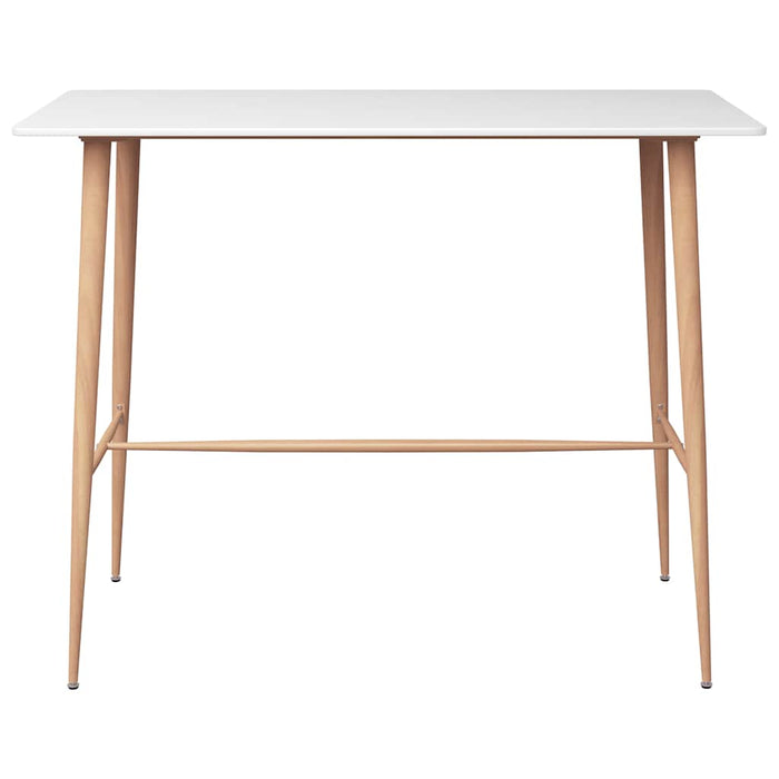 Set mobilier de bar, 5 piese, alb și negru - WALTI WALTI