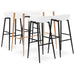 Set mobilier de bar, 5 piese, alb - WALTI WALTI