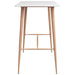 Set mobilier de bar, 5 piese, alb și gri - WALTI WALTI