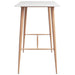Set mobilier de bar, 7 piese, alb și negru - WALTI WALTI