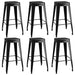 Set mobilier de bar, 7 piese, alb și negru - WALTI WALTI