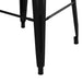 Set mobilier de bar, 7 piese, alb și negru - WALTI WALTI
