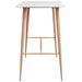 Set mobilier de bar, 7 piese, alb și gri - WALTI WALTI