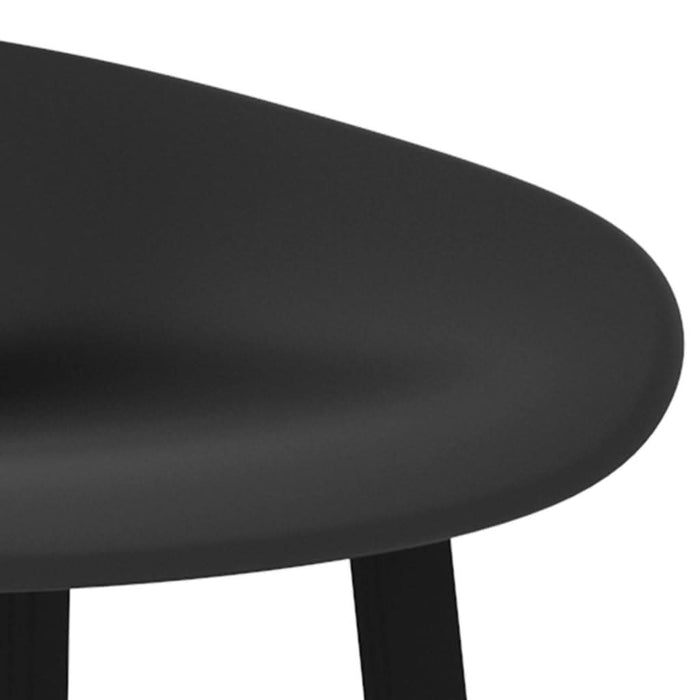 Set mobilier de bar, 7 piese, alb și negru - WALTI WALTI