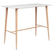 Set mobilier de bar, 7 piese, alb și negru - WALTI WALTI